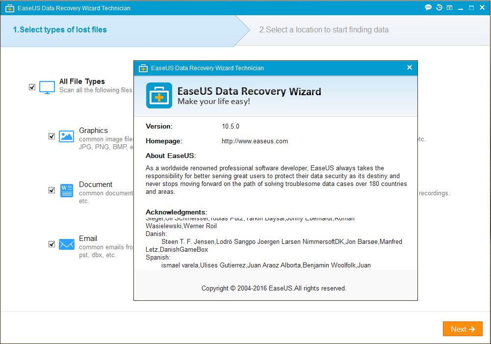 Easeus Data Recovery Wizard 11.0.0 Serial Key